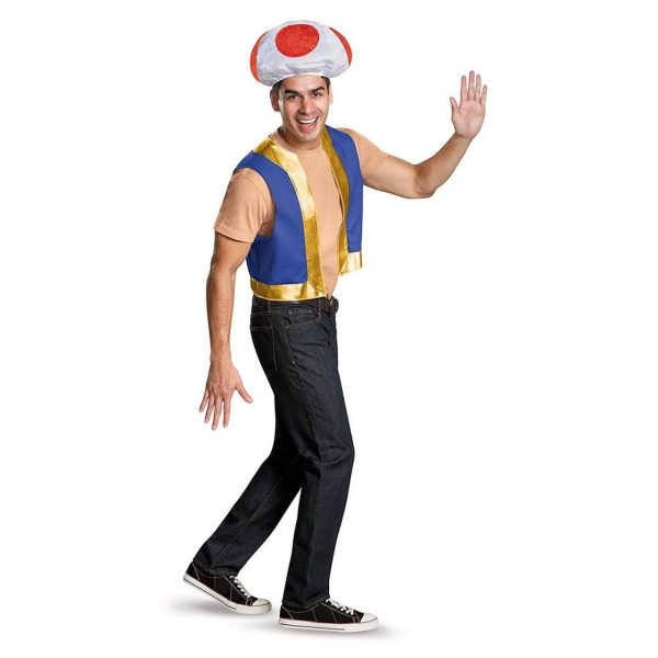 Fantasia Toad Adulto Clássica Fantasia Toad Adulto Clássica