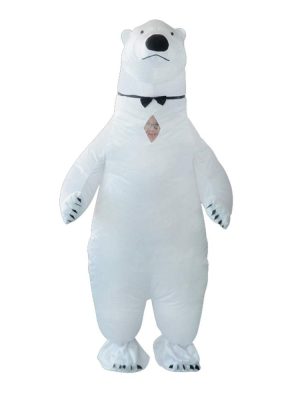 Fantasia Urso Polar Inflável Adulto Luxo Fantasia Urso Polar Inflável Adulto Luxo