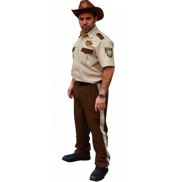 Fantasia Walking Dead Rick Grimes Adulto Luxo Fantasia Walking Dead Rick Grimes Adulto Luxo