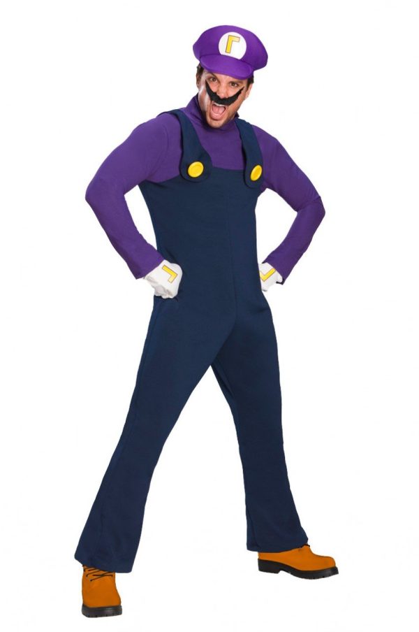 Fantasia Waluigi Adulto Luxo Fantasia Waluigi Adulto Luxo