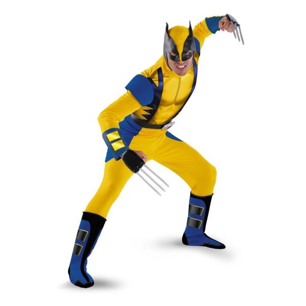 Fantasia X Men Wolverine Adulto Luxo Fantasia X Men Wolverine Adulto Luxo