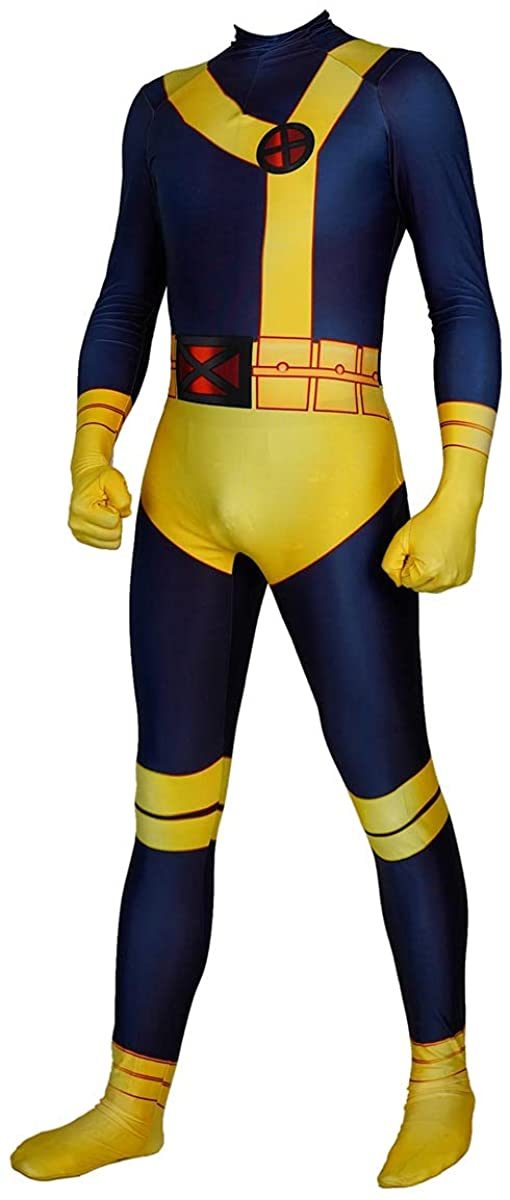 Fantasia Xman Ciclope Masculino Marvel X-men Adulto Fantasia Xman Ciclope Masculino Marvel X-men Adulto