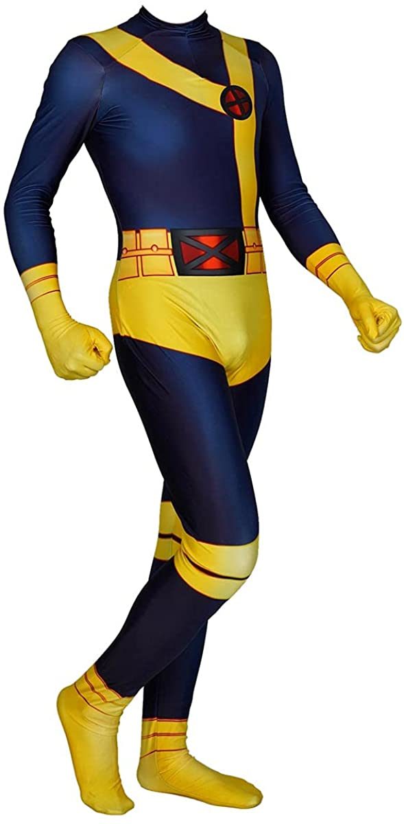 Fantasia Xman Ciclope Masculino Marvel X-men Adulto Fantasia Xman Ciclope Masculino Marvel X-men Adulto