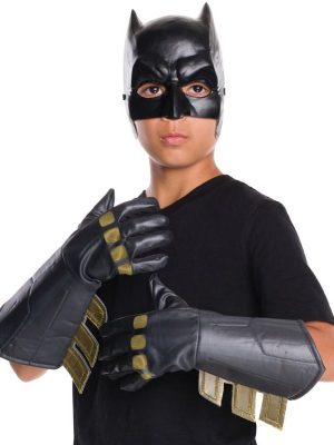 Luvas Batman Armadura A Origem da Justiça Infantil Luvas Batman Armadura A Origem da Justiça Infantil