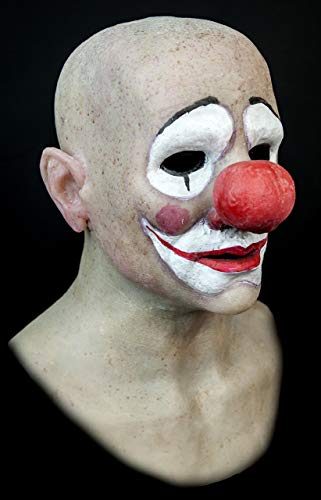 Máscara de Silicone Realista Palhaço Palha Luxo Máscara de Silicone Realista Palhaço Palha Luxo