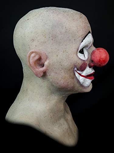 Máscara de Silicone Realista Palhaço Palha Luxo Máscara de Silicone Realista Palhaço Palha Luxo