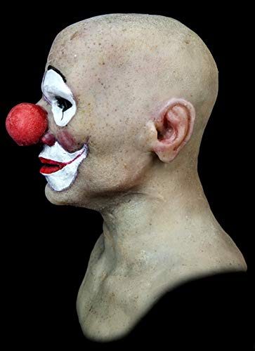 Máscara de Silicone Realista Palhaço Palha Luxo Máscara de Silicone Realista Palhaço Palha Luxo