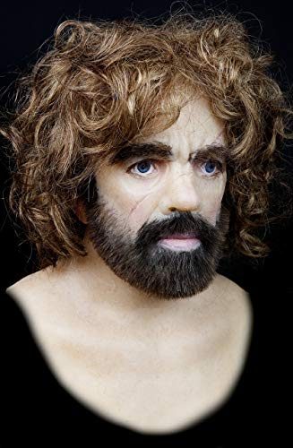 Máscara de Silicone Realista Tyrion Lannister Luxo Máscara de Silicone Realista Tyrion Lannister Luxo