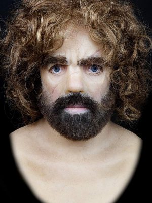 Máscara de Silicone Realista Tyrion Lannister Luxo Máscara de Silicone Realista Tyrion Lannister Luxo