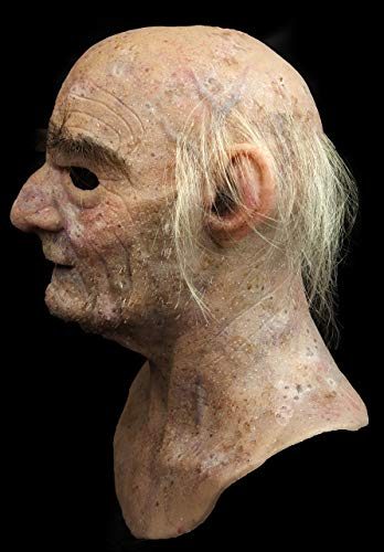 Máscara de Silicone Realista Velho Dalto Luxo Máscara de Silicone Realista Velho Dalto Luxo