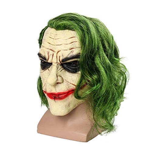 Máscara do Coringa Adulto Batman Cavaleiro das Trevas Total Máscara do Coringa Adulto Batman Cavaleiro das Trevas Total