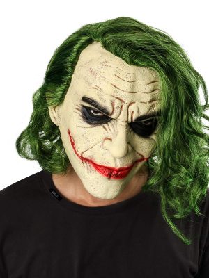Máscara do Coringa Adulto Batman Cavaleiro das Trevas Total Máscara do Coringa Adulto Batman Cavaleiro das Trevas Total