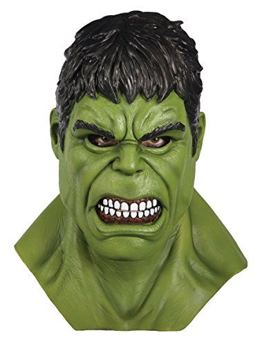 Máscara do Hulk de Vinil dos Vingadores Elite Máscara do Hulk de Vinil dos Vingadores Elite