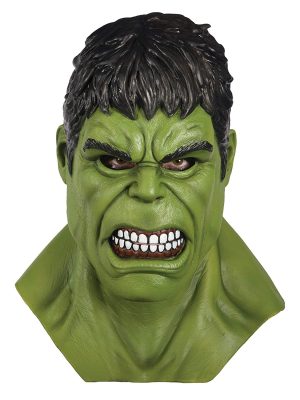 Máscara do Hulk de Vinil dos Vingadores Elite Máscara do Hulk de Vinil dos Vingadores Elite