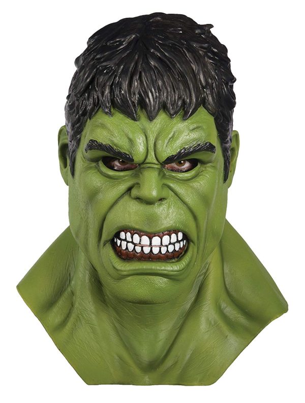 Máscara do Hulk de Vinil dos Vingadores Elite Máscara do Hulk de Vinil dos Vingadores Elite