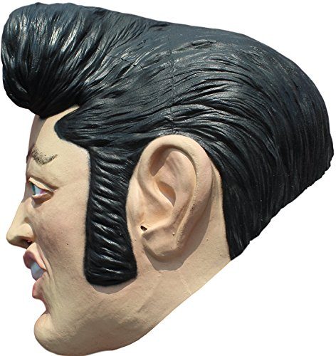 Máscara Elvis Presley Adulto Luxo Máscara Elvis Presley Adulto Luxo