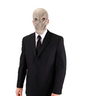 Máscara Extraterrestre Silêncio Doctor Who Adulto Máscara Extraterrestre Silêncio Doctor Who Adulto