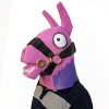 Máscara Fortnite Unicórnio Arco Iris Clássica