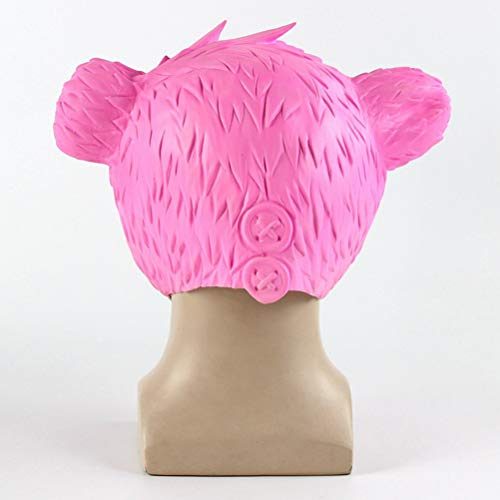 Máscara Fortnite Urso Rosa Adulto Clássica Máscara Fortnite Urso Rosa Adulto Clássica