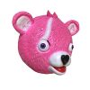 Máscara Fortnite Urso Rosa Adulto Luxo