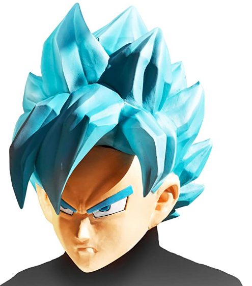 Máscara Goku Dragon Ball Z Super Saiyan God Anime Cosplay