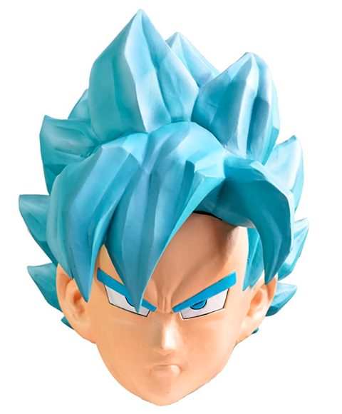 Máscara Goku Dragon Ball Z Super Saiyan God Anime Cosplay