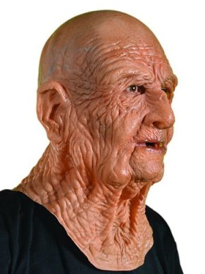 Máscara Homem Velho Vovô Luxo Máscara Homem Velho Vovô Luxo