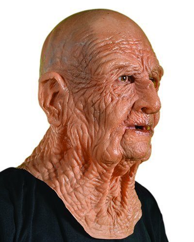 Máscara Homem Velho Vovô Luxo Máscara Homem Velho Vovô Luxo