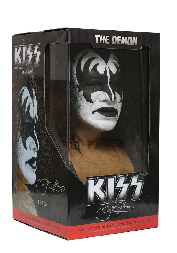 Máscara Kiss Gene Simmons Demon Luxo Elite Colecionador Máscara Kiss Gene Simmons Demon Luxo Elite Colecionador