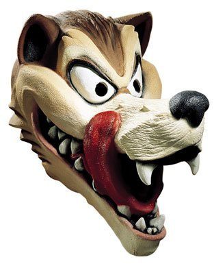 Máscara Lobo Mal de Látex Máscara Lobo Mal de Látex