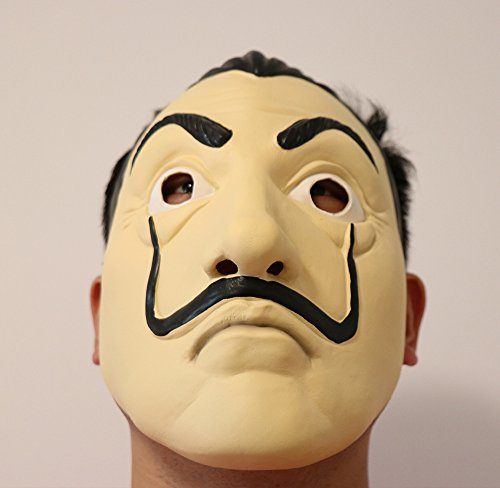 Máscara Salvador Dalí La Casa De Papel Látex Máscara Salvador Dalí La Casa De Papel Látex