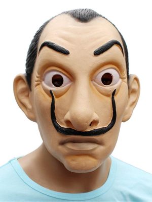 Máscara Salvador Dalí La Casa De Papel Látex Luxo Máscara Salvador Dalí La Casa De Papel Látex Luxo