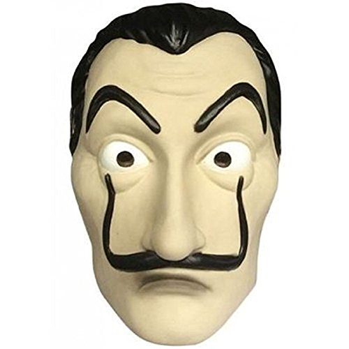 Máscara Salvador Dalí La Casa De Papel PVC