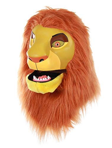 Máscara Simba Rei Leão Adulto Máscara Simba Rei Leão Adulto