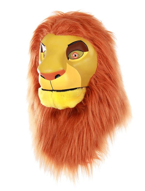 Máscara Simba Rei Leão Adulto Máscara Simba Rei Leão Adulto