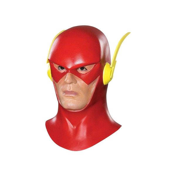 Máscara The Flash Cosplay Luxo Vermelho Adulto Animado Máscara The Flash Cosplay Luxo Vermelho Adulto Animado