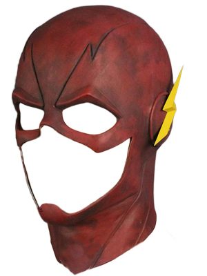 Máscara The Flash Luxo Vermelho Cosplay Máscara The Flash Luxo Vermelho Cosplay
