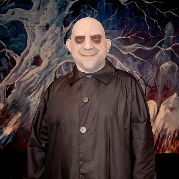 Máscara Tio Fester Adulto Família Addams Máscara Tio Fester Adulto Família Addams