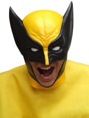 Máscara Wolverine Latex Luxo Máscara Wolverine Latex Luxo