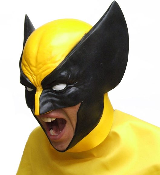 Máscara Wolverine Latex Luxo Máscara Wolverine Latex Luxo
