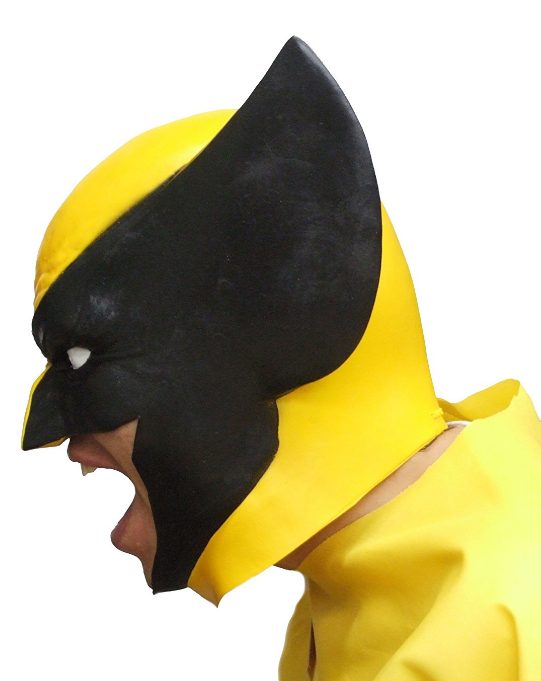 Máscara Wolverine Latex Luxo Máscara Wolverine Latex Luxo