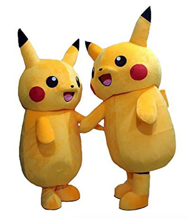 Mascote do Pokemon Pikachu Elite Mascote do Pokemon Pikachu Elite