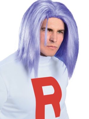 Peruca do Pokemon Rocket James Adulto Peruca do Pokemon Rocket James Adulto