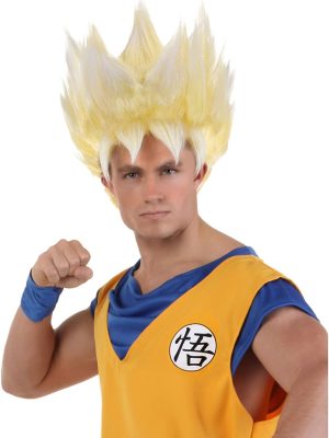 Peruca Super Saiyan Goku Dragon Ball Adulto