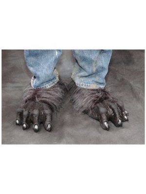 Pés Patas Fera Bela e a Fera Luxo Cinza