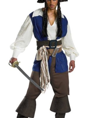 Piratas do Caribe Fantasia Adulto Capitão Jack Sparrow Piratas do Caribe Fantasia Adulto Capitão Jack Sparrow