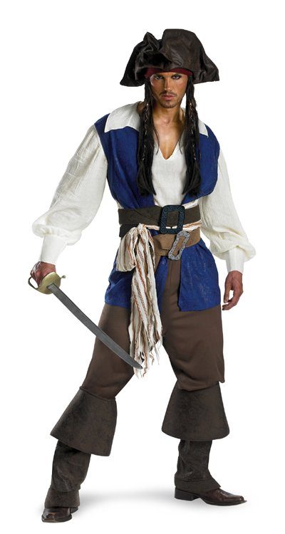 Piratas do Caribe Fantasia Adulto Capitão Jack Sparrow Piratas do Caribe Fantasia Adulto Capitão Jack Sparrow