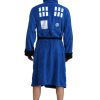 Roupão do Doctor Who Tardis Adulto Luxo