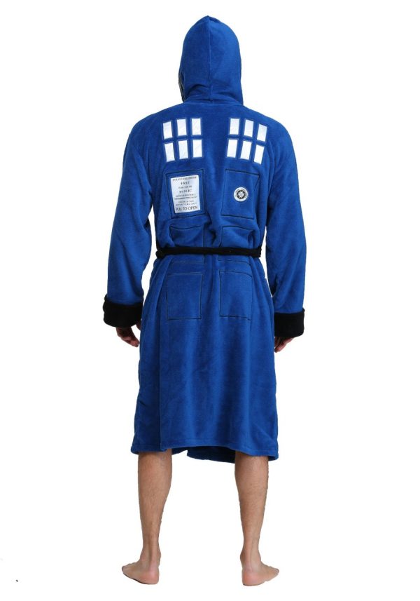 Roupão do Doctor Who Tardis Adulto Luxo Roupão do Doctor Who Tardis Adulto Luxo