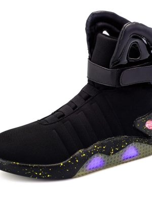 Tênis de Volta para o Futuro Marty Mcfly com Luz Preto